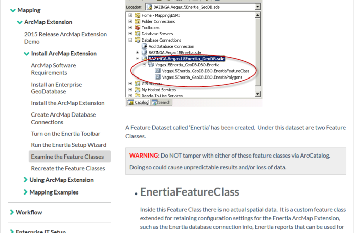 Examine the Feature Classes